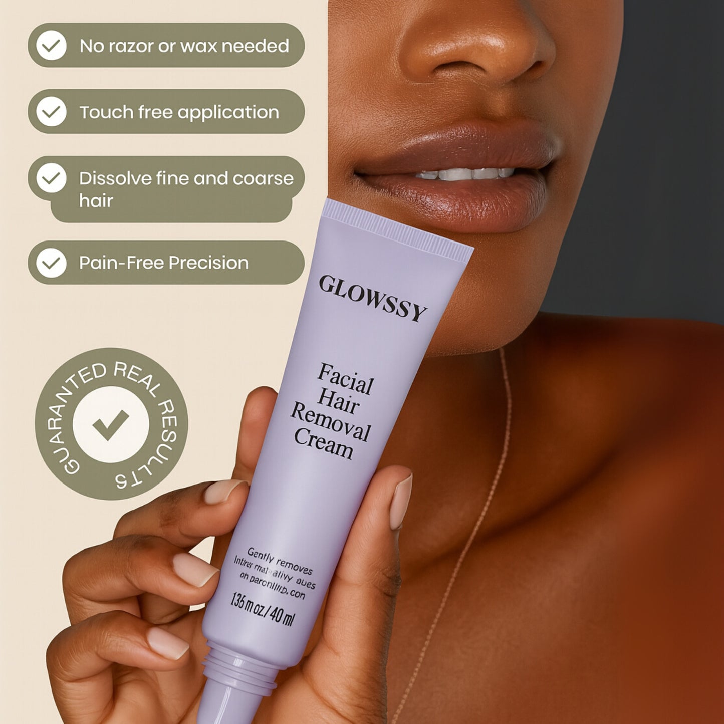 GLOWSSY™ Facial Hair Removal Cream